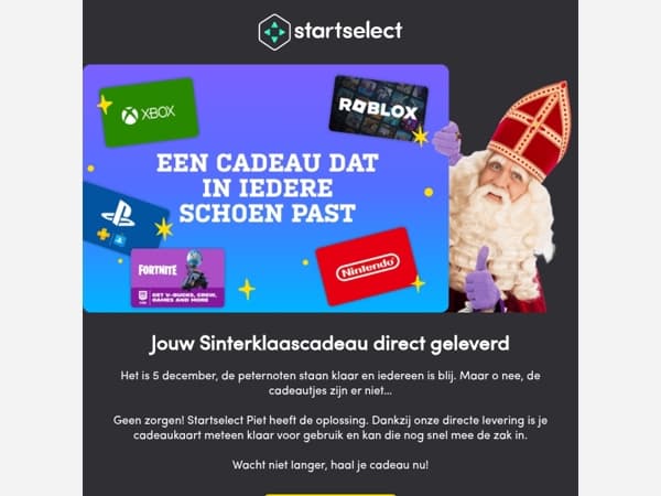   Sinterklaascadeau vergeten? 😳 