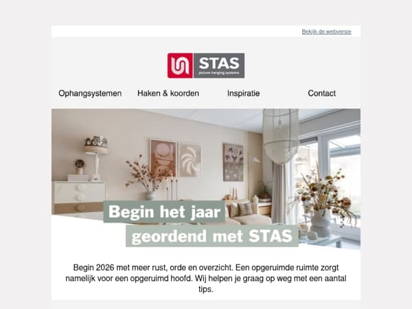 Begin 2026 met rust en overzicht