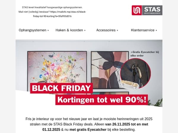 BLACK FRIDAY | tot 90% korting