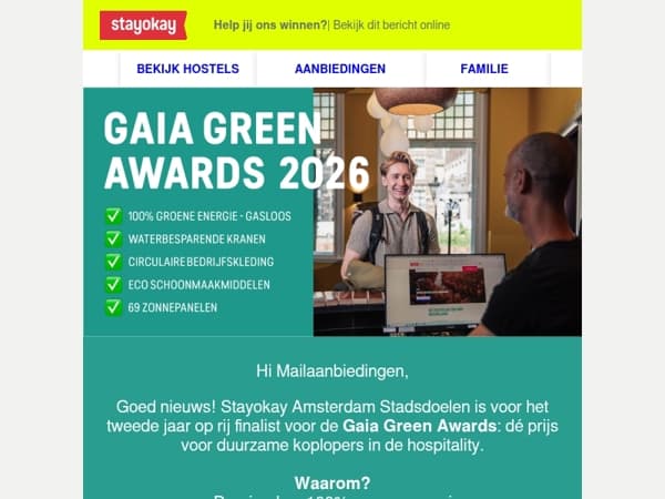 Stem op Stayokay 💚