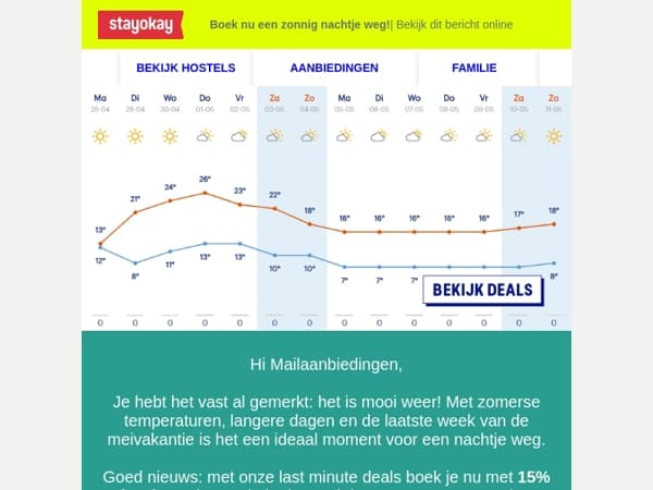 Mooi weer alert☀️