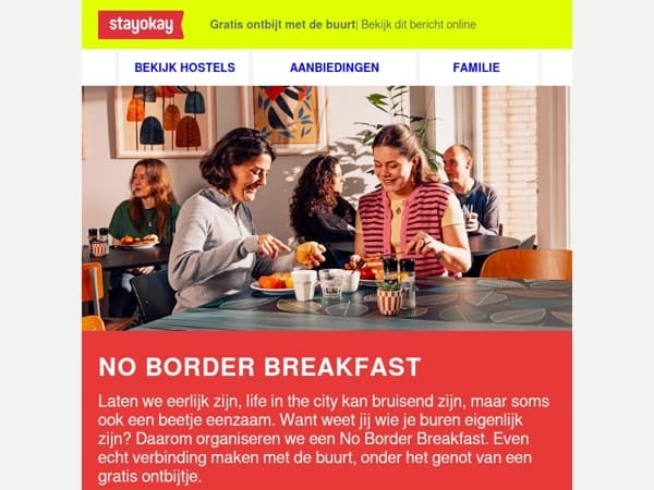 Mailaanbiedingen Kom gratis ontbijten! 🥐