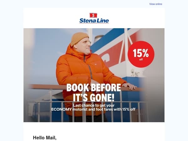 Offer ends soon - 15% off last-minute getaways to the Netherlands!