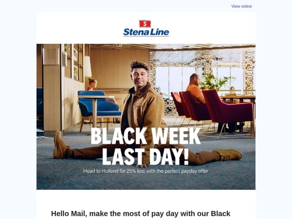 Our Black Friday booking offer ends today!