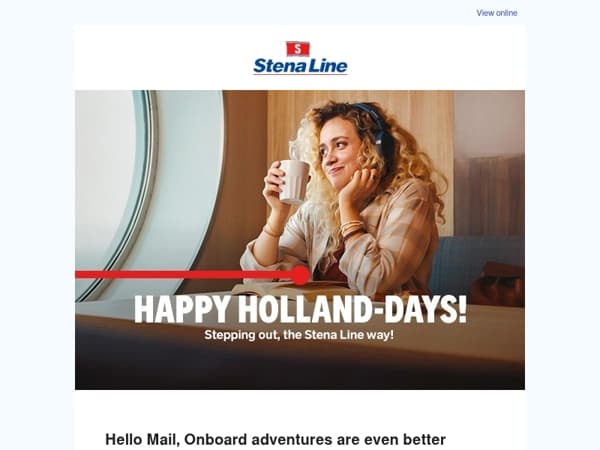 Stepping out, the Stena Line way!