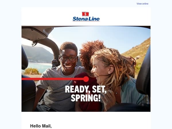 Every road trip should start at sea!