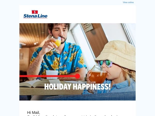 Holiday Happier when you book early this summer!