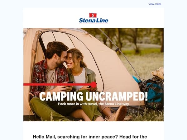 Happy camping, just over the horizon!