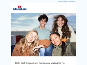 Visit England or Sweden this spring with Stena Line