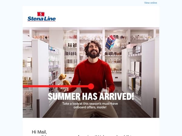 Summer loving, the Stena Line way