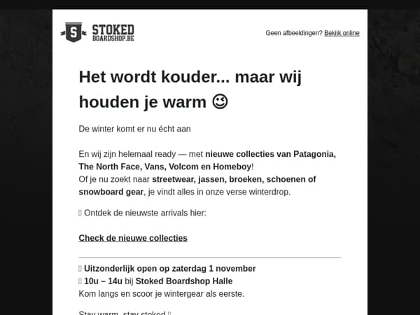 ❄️ De winter is coming... Nieuwe collecties zijn binnen!