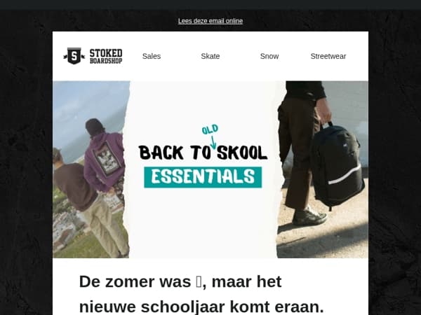 🎒 Back to Skool vibes – fresh gear, new tricks!