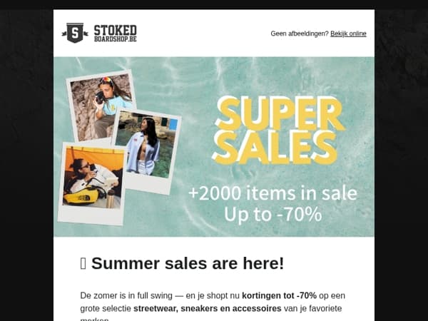 Solden zijn gestart – tot -70% op streetwear & kicks 🔥