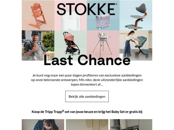 Laatste kans om onze lente-aanbiedingen te shoppen!