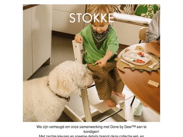 Ontdek de nieuwe Stokke × Done by Deer™ collectie