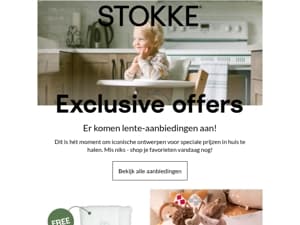 Er komen lente-aanbiedingen aan