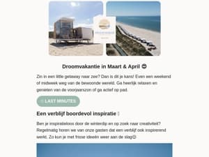Maart & April Last Minutes 🏖️