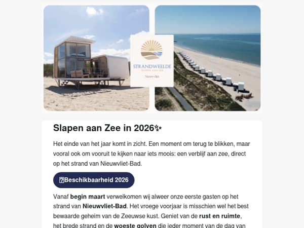 🌊2026 - Slapen op het strand
