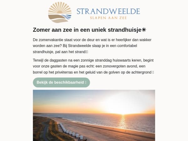 Zomer in een Strandhuisje☀️