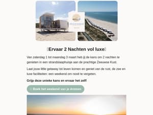 🌊🏖️Droomweekend op het strand