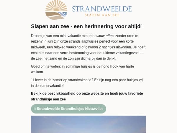 Juni - droomvakantie op strand 🐚