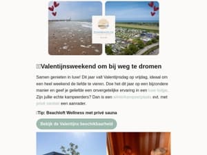 ❤️Valentijnsweekend aan zee🐚