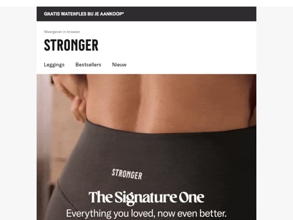 Het wachten is voorbij – maak kennis met The Signature One Leggings