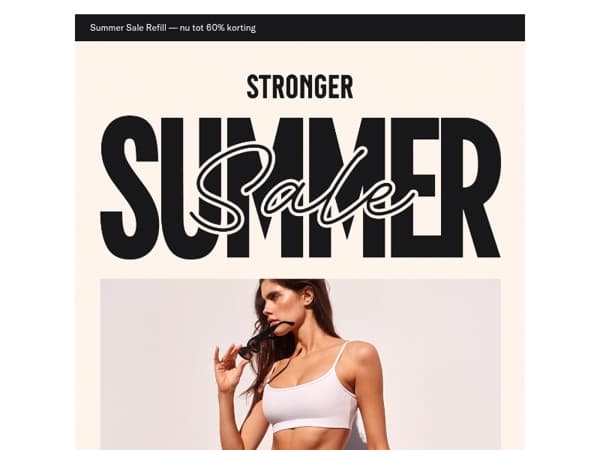 Summer Sale: meer styles — tot 60% korting.