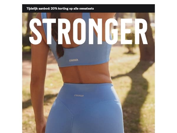 20% korting op alle sweats!