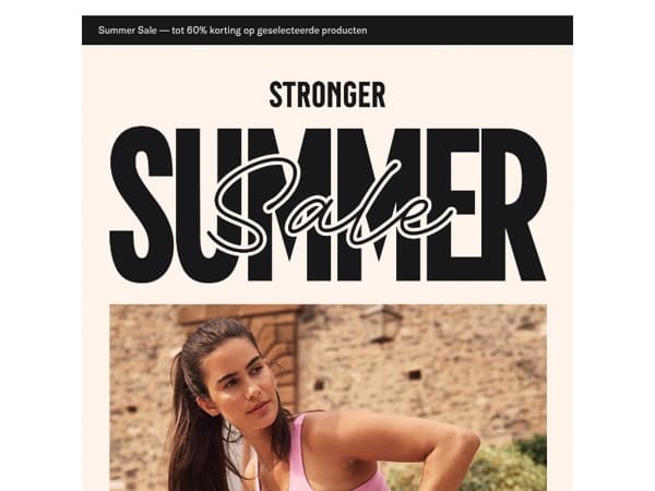 Summer Sale — 50% korting op jouw favorieten