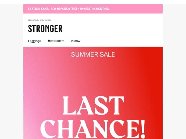 Laatste kans – nu of nooit ☀️