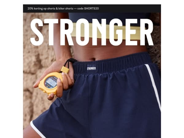 Hier begint een lichtere run