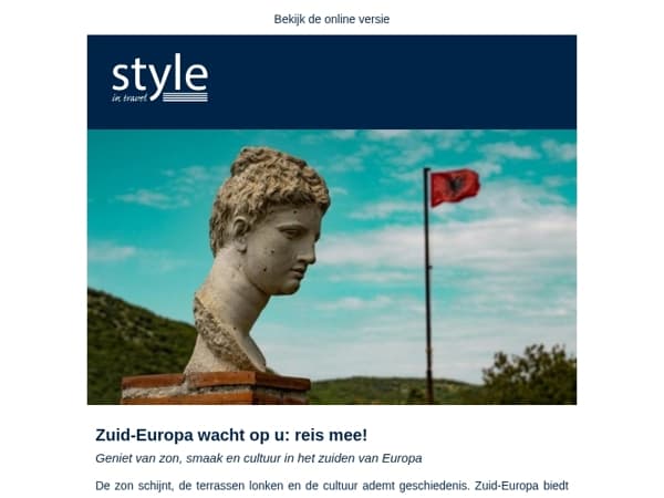 Zuid-Europa wacht op u: reis mee!