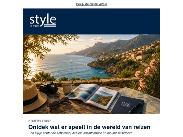 Ontdek wat er speelt in de wereld van reizen