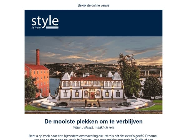 De mooiste plekken om te verblijven