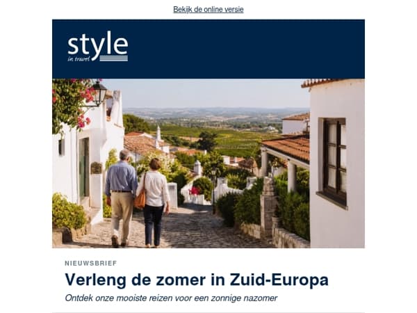 Verleng de zomer in Zuid-Europa