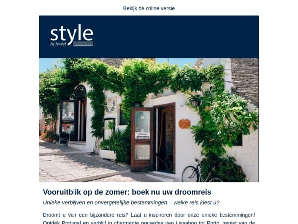 Vooruitblik op de zomer: boek nu uw droomreis