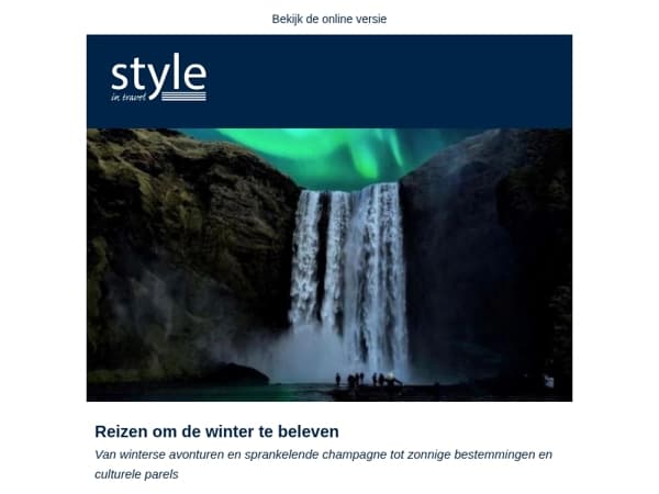 Reizen om de winter te beleven