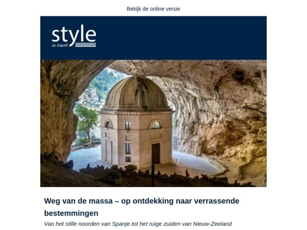 Weg van de massa – op ontdekking naar verrassende bestemmingen