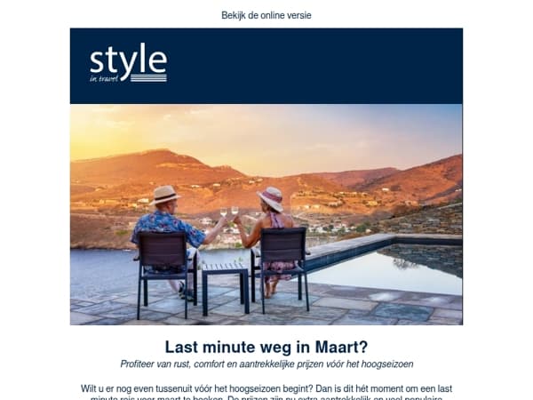 Last minute weg in maart? Dit is hét moment!