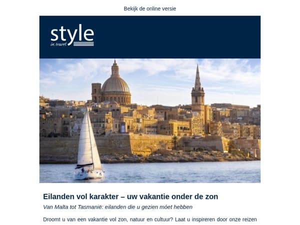 Eilanden vol karakter – uw vakantie onder de zon