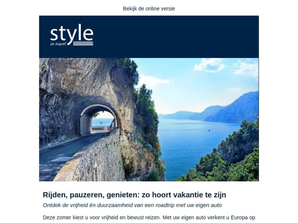 Rijden, pauzeren, genieten: zo hoort vakantie te zijn