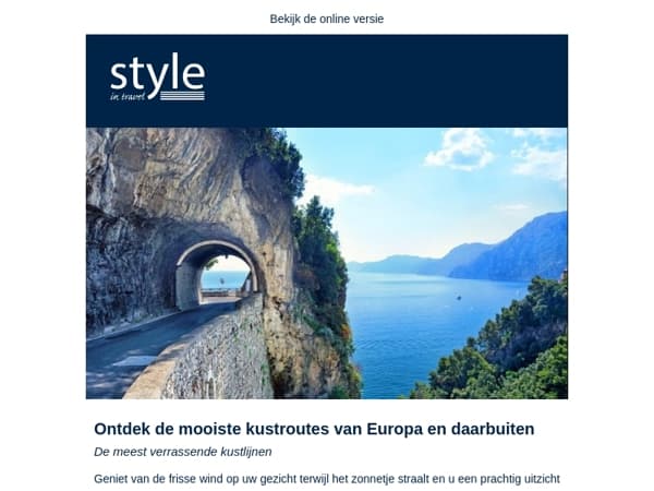 Ontdek de mooiste kustroutes van Europa en daarbuiten