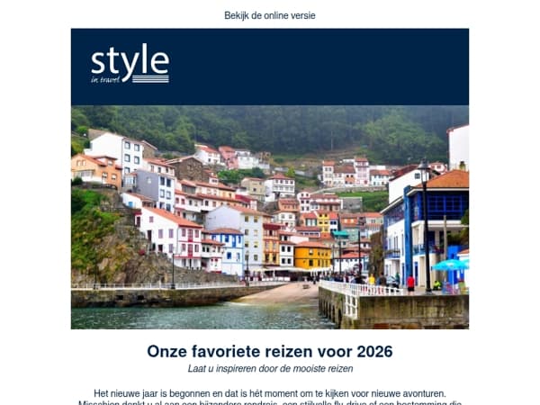 Onze favoriete reizen voor 2026
