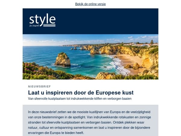 Style in Travel | Ontdek de kustlijnen van Europa