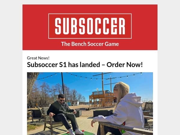 Subsoccer S1 is Here – Starting at Just €79!