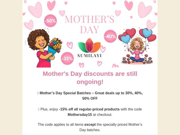 Mother's Day curly hair discounts are still ongoing!