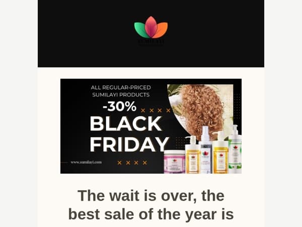 Black Friday 30%Off