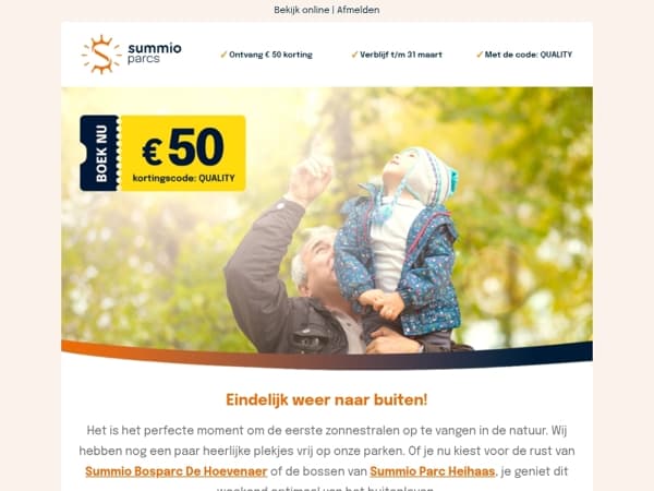 De winterse kou is eindelijk voorbij!