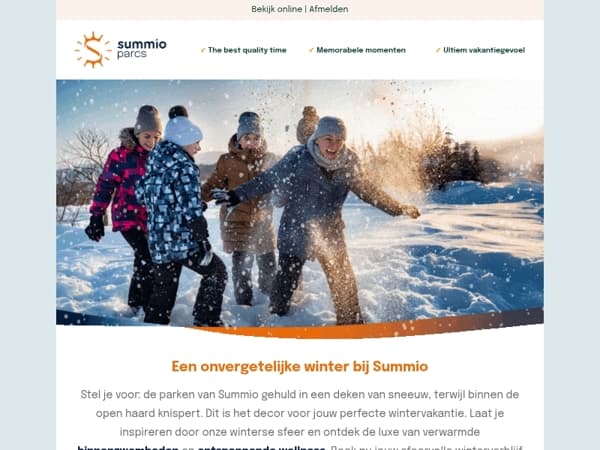 Beleef de beste wintermomenten bij Summio ❄️ 